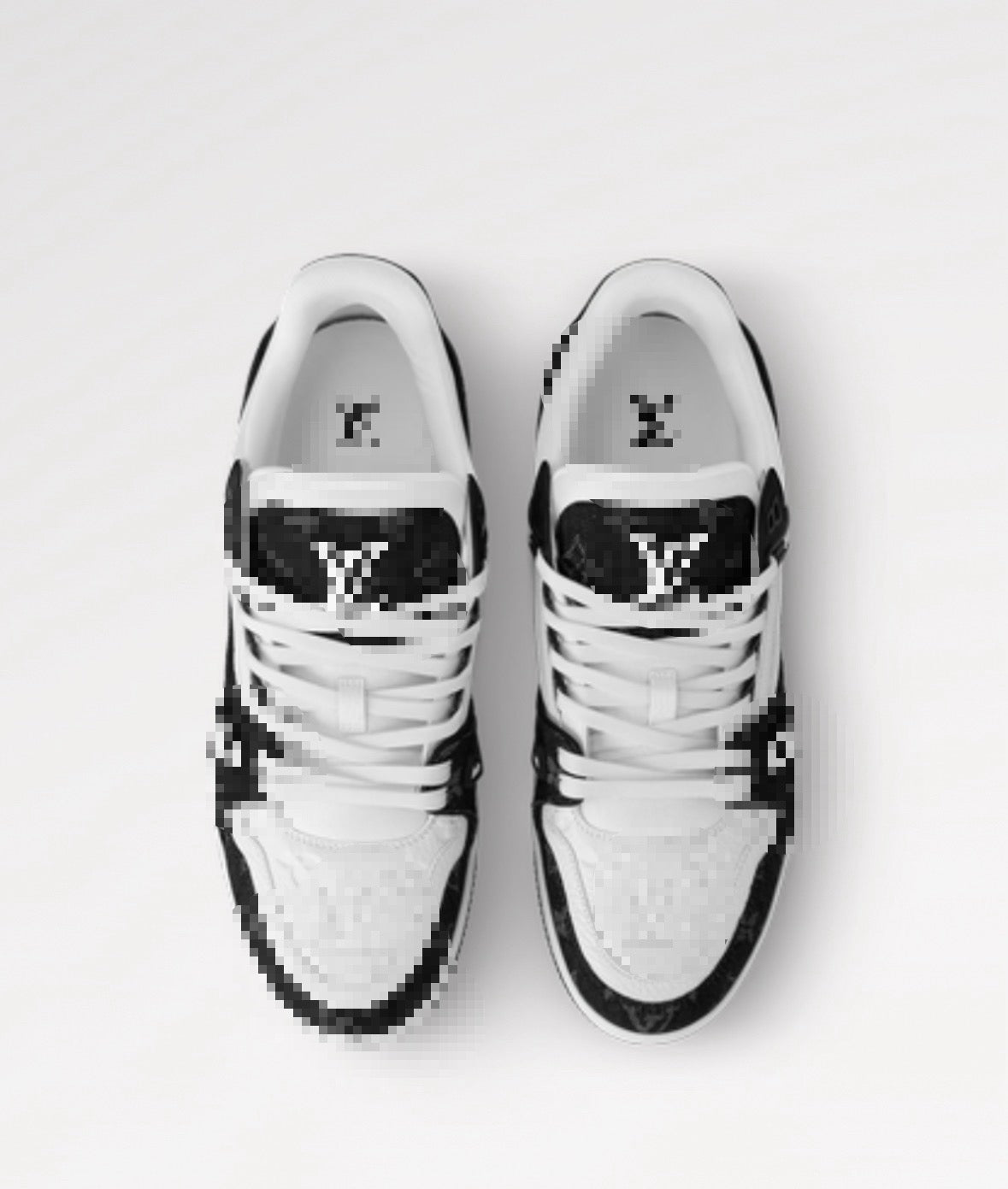 BL WHITE & BLACK TRAINER