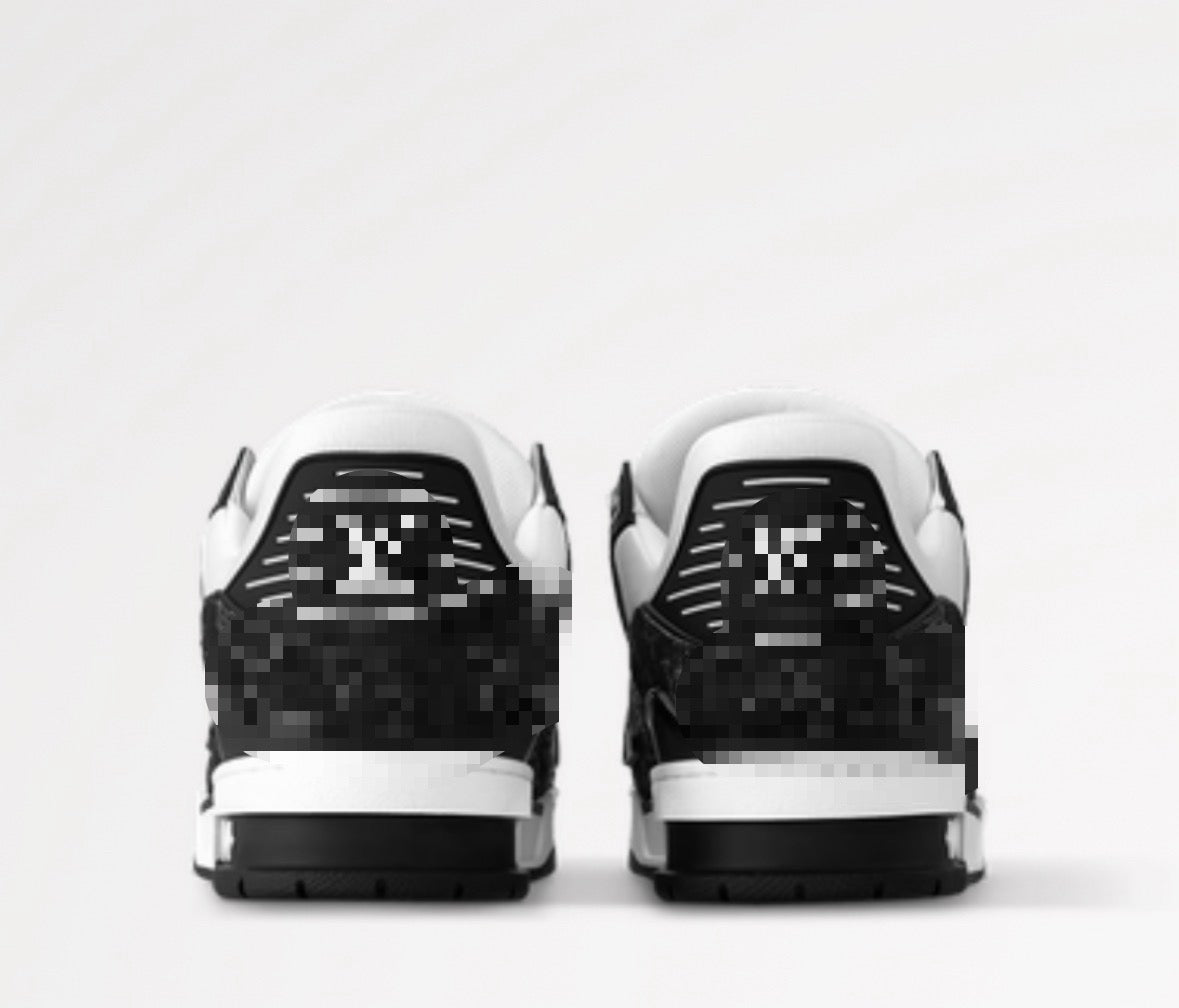 BL WHITE & BLACK TRAINER