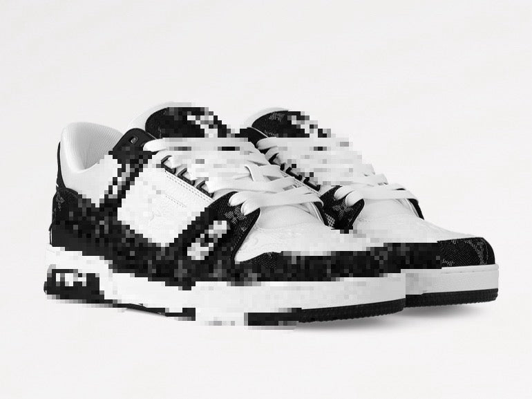 BL WHITE & BLACK TRAINER