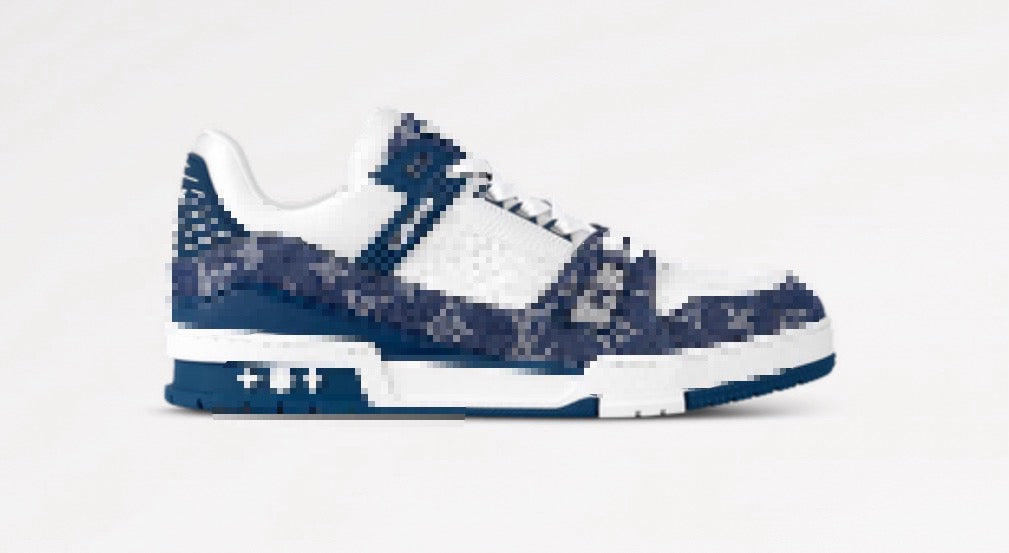 BL BLUE & WHITE TRAINER