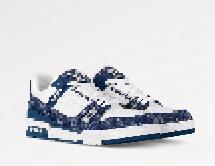 BL BLUE & WHITE TRAINER