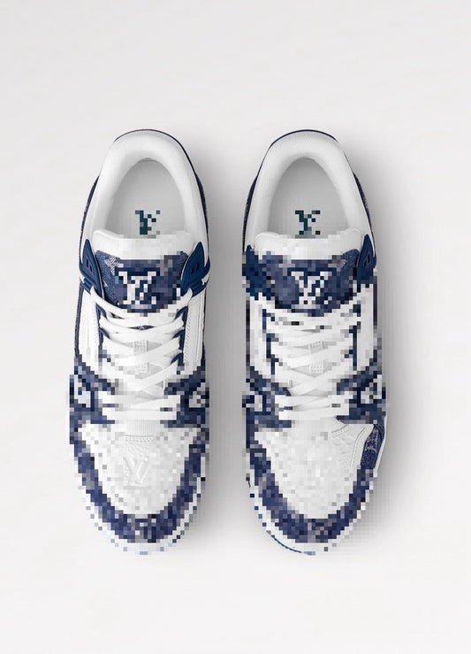 BL BLUE & WHITE TRAINER