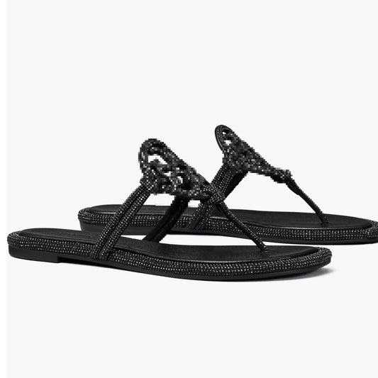 TRY BLACK SANDALS