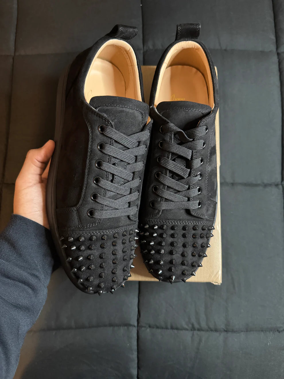 Lou Black Suede