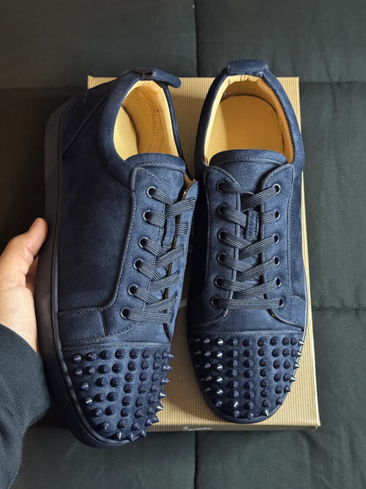Lou Blue Suede