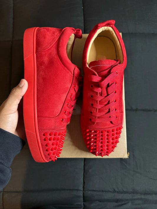 Lou Red Suede